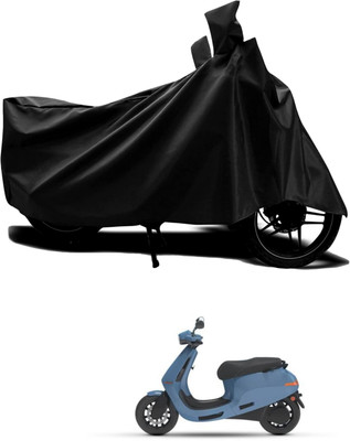 Mdstar Waterproof Two Wheeler Cover for Ola(Black)