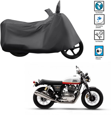 PAGORA Waterproof Two Wheeler Cover for Royal Enfield(Interceptor 650, Grey)