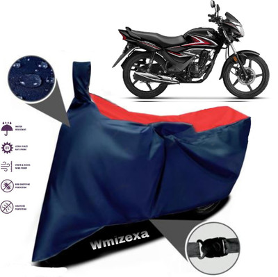 WMIZEXA Waterproof Two Wheeler Cover for Honda(Shine, Red, Blue)
