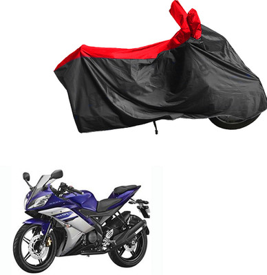 RiderShine Two Wheeler Cover for Yamaha(R15, Blue, Red)