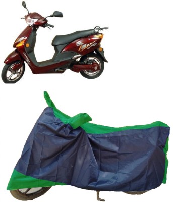 Autoprime Two Wheeler Cover for Hero(Electric Zippy, Green, Blue)