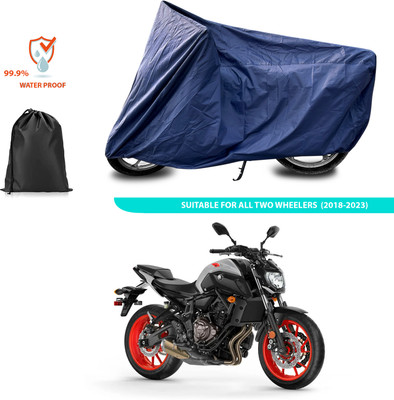 PAGORA Waterproof Two Wheeler Cover for Yamaha(MT 07, Blue)