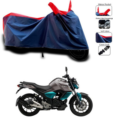 KEDIT Two Wheeler Cover for Yamaha(FZ FI, Red, Blue)