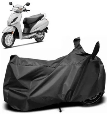 Tritika Waterproof Two Wheeler Cover for Honda(Activa 125, Black)