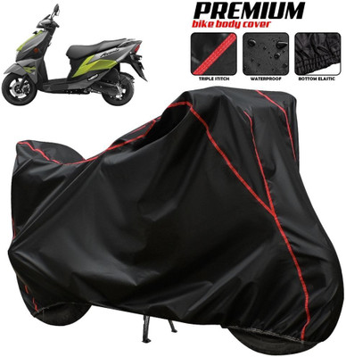 xodi Waterproof Two Wheeler Cover for Suzuki(Avenis 125, Black, Red, Multicolor)