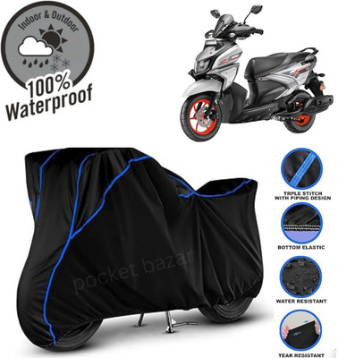 pocket bazar Waterproof Two Wheeler Cover for Yamaha(Ray ZR, Black)