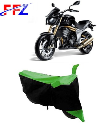 FFZ Two Wheeler Cover for Mahindra(Mojo, Black, Green)