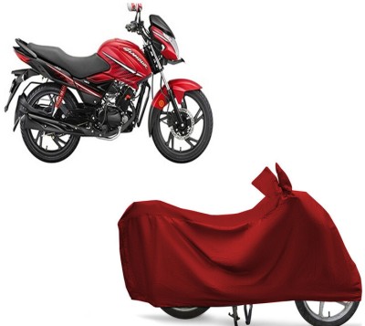 EGAL Two Wheeler Cover for Hero(Glamour i3s, Maroon)