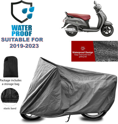 GOSHIV-car and bike accessories Waterproof Two Wheeler Cover for Suzuki(Access SE, Grey)