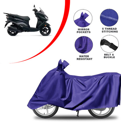 ANTHUB Waterproof Two Wheeler Cover for Suzuki(Burgman Electric, Blue)