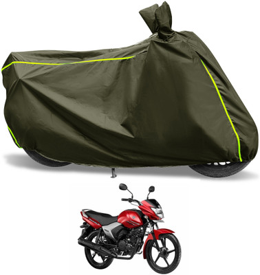 Euro Care Waterproof Two Wheeler Cover for Yamaha(Saluto, Green)