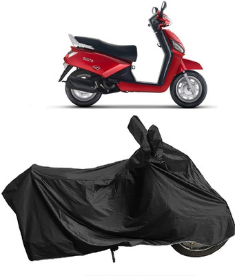 DIGGU Two Wheeler Cover for Mahindra(Gusto 125, Black)