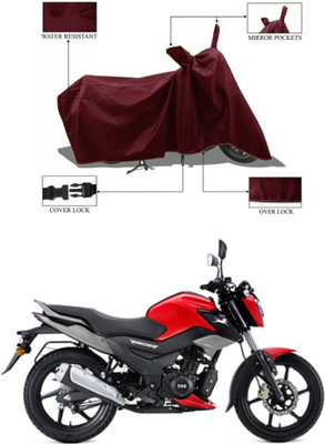 RAQTRO Waterproof Two Wheeler Cover for TVS(Raider, Maroon)