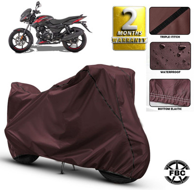 FBC Waterproof Two Wheeler Cover for Bajaj(Pulsar, Maroon)