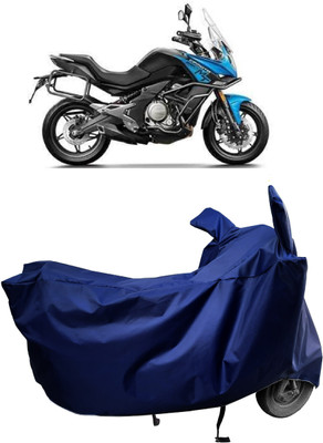Amexride Two Wheeler Cover for CFMoto(650MT, Blue)