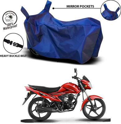 ANTHUB Waterproof Two Wheeler Cover for Suzuki(Hayate EP, Blue)