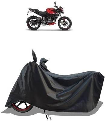 KEDIT Two Wheeler Cover for Bajaj(Pulsar NS-160, Black)