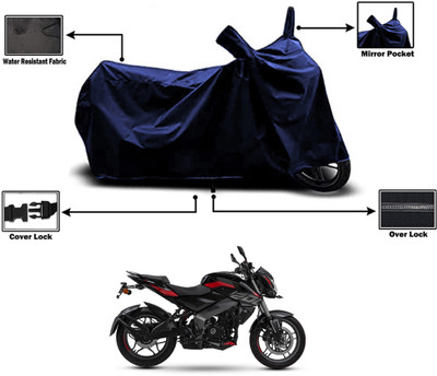 Amexride Two Wheeler Cover for Bajaj(Pulsar 200 NS DTS-i, Blue)