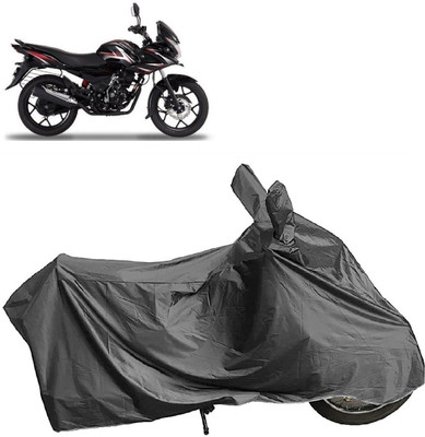 DIGGU Two Wheeler Cover for Bajaj(Discover 150 f, Grey)
