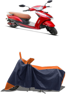 SUGASHRI Waterproof Two Wheeler Cover for Ampere(Magnus, Orange, Blue)