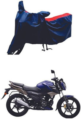 DeepShakshi AUTOMOTIVE Waterproof Two Wheeler Cover for TVS(Raider, Red, Blue)