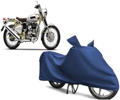 EGAL Waterproof Two Wheeler Cover for Royal Enfield(Bullet Trials 500, Blue)