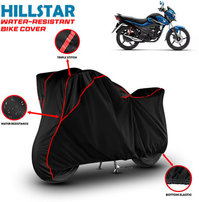 HILLSTAR Waterproof Two Wheeler Cover for Honda(Livo, Black, Red)