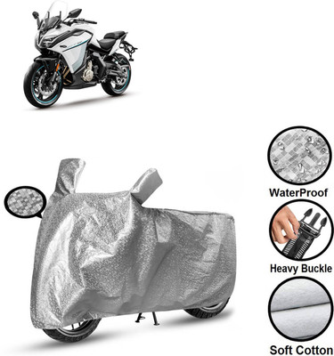 PAGORA Waterproof Two Wheeler Cover for CFMoto(650GT, Silver)