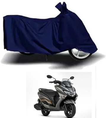 RONISH Waterproof Two Wheeler Cover for Suzuki(Burgman Street, Blue)