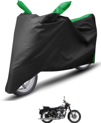 Caronix Waterproof Two Wheeler Cover for Royal Enfield(Standard 350, Green)