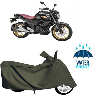 Autoinnovation Waterproof Two Wheeler Cover for Yamaha(Green)