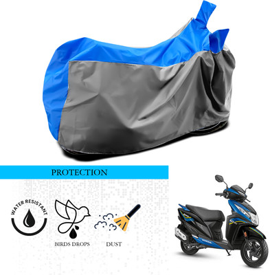 GOSHIV-car and bike accessories Waterproof Two Wheeler Cover for Honda(Dio, Grey, Blue)