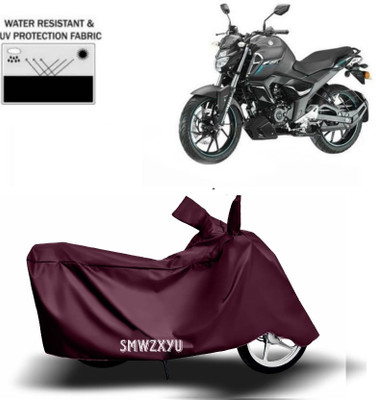 smwzxyu Waterproof Two Wheeler Cover for Yamaha(FZ S FI (V 2.0), Maroon)
