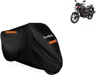 Juvdoxj Waterproof Two Wheeler Cover for Hero(Hunk, Black)