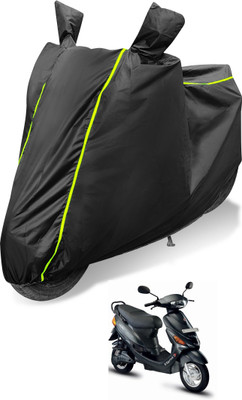Auto Hub Waterproof Two Wheeler Cover for Hero(E Sprint, Black)