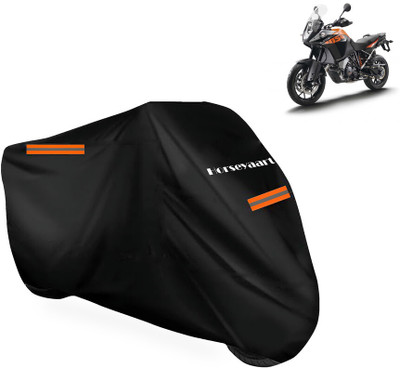 Horseyaart Waterproof Two Wheeler Cover for KTM(1050 Adventure BS6, Black)