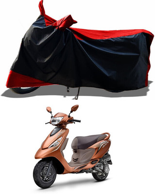 DeepShakshi AUTOMOTIVE Waterproof Two Wheeler Cover for TVS(Scooty Zest 110, Red)