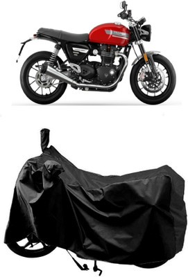 AutoKick Two Wheeler Cover for Triumph(Speed Twin, Black)