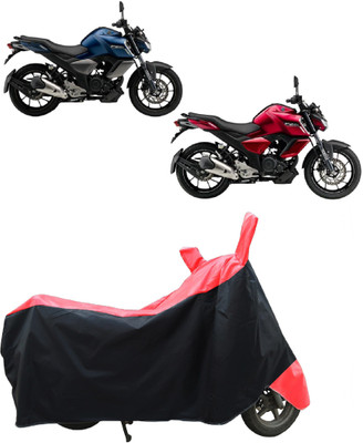 Coxtor Two Wheeler Cover for Yamaha(FZS-FI V3 BS6, Red)