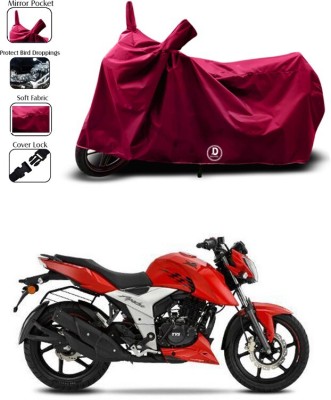 EGAL Two Wheeler Cover for TVS(Apache RTR 160 4V, Maroon)