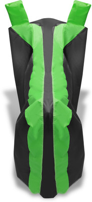 Mdstar Waterproof Two Wheeler Cover for Universal For Bike(Green, Black)
