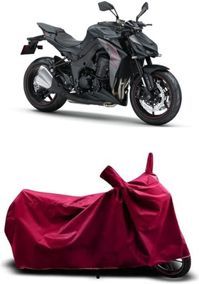 Coxtor Waterproof Two Wheeler Cover for Kawasaki(Z1000, Maroon)