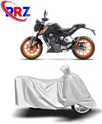 RRZ Waterproof Two Wheeler Cover for KTM(200 Duke, White)