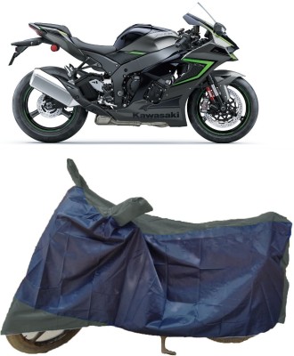 DIGGU Two Wheeler Cover for Kawasaki(Ninja ZX 10R BS6, Multicolor)