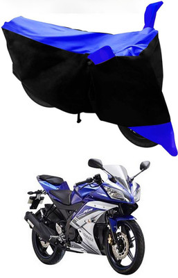 Mdstar Waterproof Two Wheeler Cover for Yamaha(YZF R15, Blue, Black)
