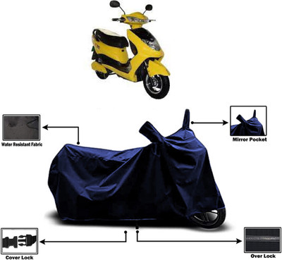 Amexride Two Wheeler Cover for Okinawa(R30 electric scooter, Blue)