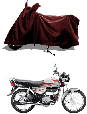 GROFATIK Two Wheeler Cover for Hero(CD Dawn, Maroon)