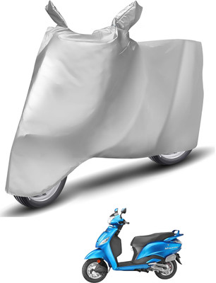 Caronix Waterproof Two Wheeler Cover for Hero(Maestro, Silver)