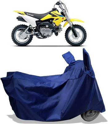 Amexride Two Wheeler Cover for Suzuki(DR-Z50 BS6, Blue)
