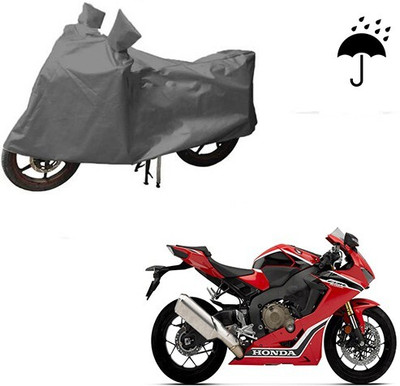DeepShakshi AUTOMOTIVE Waterproof Two Wheeler Cover for Honda(CBR 1000RR, Grey)